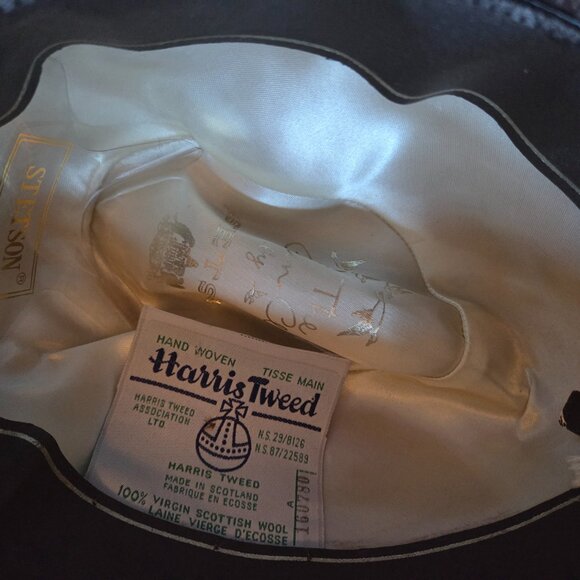 New Never worn Harris Tweed 100% Wool Stetson - Picture 7 of 8